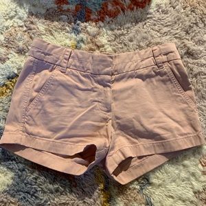 Blush chino shorts